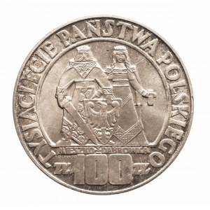 Polsko, PRL, 100 zlotých 1966, Mieszko a Dąbrówka.