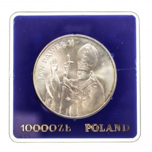 Poland, People's Republic of Poland, 10000 zloty 1987, John Paul II