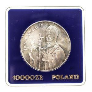 Polska, PRL, 10000 złotych 1987, Jan II Paweł