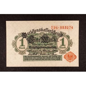 Deutschland 1 Mark 12.08.1914.