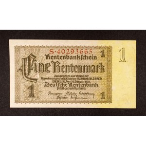 Allemagne 1 Rentenmark 30.01.1937. série S.
