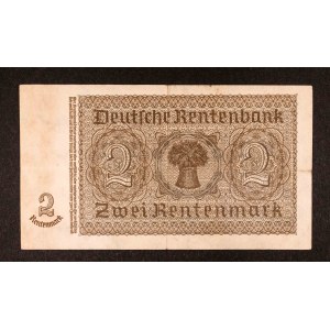Německo 2 rentenmarky 30.1.1937. Série G.