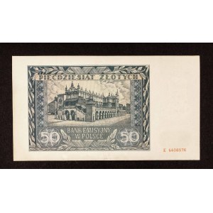 Poľsko, Generálna vláda, 50 zlotých 1.08.1941, séria E.