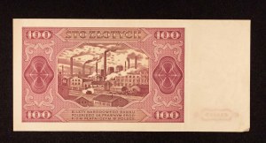 Poland, PRL, 100 ZŁOTYCH 1.07.1948, KG series.