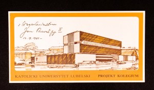 Cegelek 1000 zloty for the construction of the John Paul II College, Catholic University of Lublin, Lublin