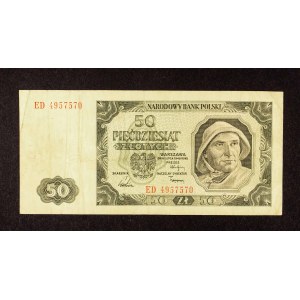 Polsko, PRL, 50 ZŁOTYCH 1.07.1948, série ED.