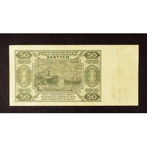 Polsko, PRL, 50 ZŁOTYCH 1.07.1948, série ED.