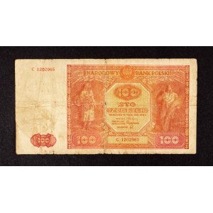 Polska, PRL, 100 złotych 15.05.1946. Seria C.