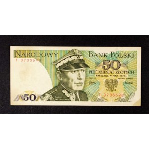 Polsko, PRL, 50 ZŁOTYCH 9.05.1975, série T.