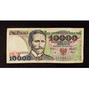 Polen, PRL, 10000 ZŁOTYCH 1.12.1988, Reihe BB.
