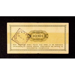 Pewex, Bon Towarowy, 10 centów 1.07.1969, seria GB.