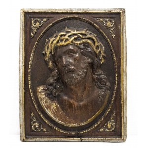 Drewniany relief Jezus Chrystus (XVIII / XIX w. ?)