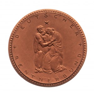 Medal porcelanowy Miśnia, Niemieckie Stowarzyszenie Emerytów, Legnica
