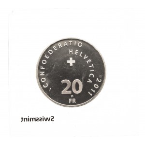 Suisse, 20 Francs 2011, Chemin de fer à Pilatus