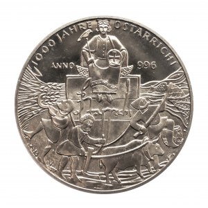 Österreich, 5 Euro 1996, 1000-jähriges Bestehen Österreichs