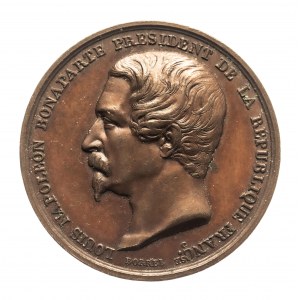 Francja, medal Ludwik Napoleon Bonaparte 1852