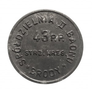 Brody, 43rd Border Rifle Infantry Regiment, 50 pennies of the Second Battalion Cooperative.