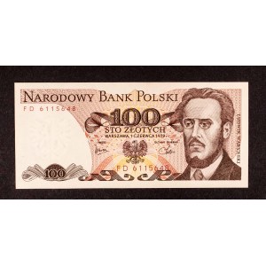 Poland, PRL, 100 ZŁOTYCH 1.06.1979, FD series.