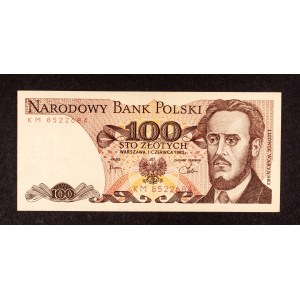 Polska, PRL, 100 ZŁOTYCH 1.06.1982, seria KM.