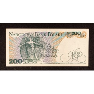 Polska, PRL, 200 ZŁOTYCH 1.06.1986, seria DB.