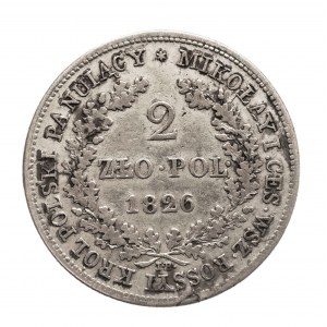 Królestwo Polskie, Aleksander I, 2 złote 1826 IB, Warszawa