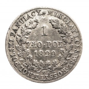 Königreich Polen, Alexander I., 1 Zloty 1829 FH, Warschau