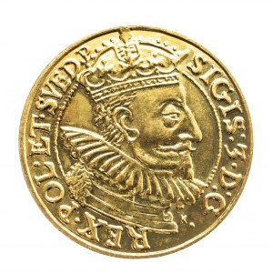 Polsko, žeton Zikmunda III Vasy, Dukat Gdański, 20 let Numismatické revue, Gdaňsk 2013