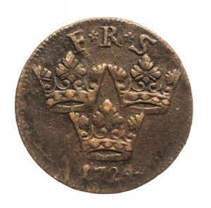 Sweden, Frederick I, 1 ore 1724
