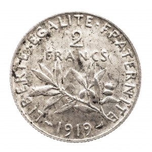 Francúzsko, Tretia republika, 2 franky 1919