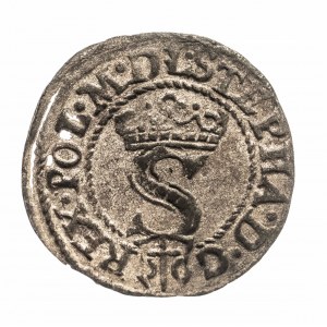 Polska, Stefan Batory, szeląg 1582, Olkusz, RRR