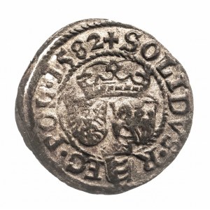 Polska, Stefan Batory, szeląg 1582, Olkusz, RRR