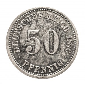 Německo, Německé císařství, 50 fenig 1876 A, Berlin