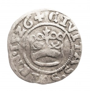 Śląsk, miasto Świdnica, Ludwik Jagiellończyk jako król Czech i Węgier, półgrosz 1526