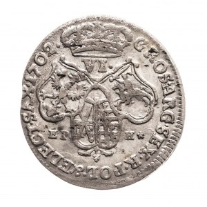 Polska, August II Mocny, szóstak 1702 EPH, Lipsk