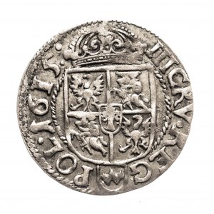 Poľsko, Žigmund III Vasa, trojrohá 1615, Krakov