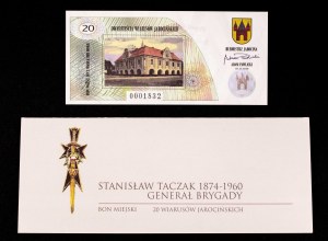 Poland since 1989, Jarocin, 20 Jarociński Wiarus, Stanisław Taczak, Greater Poland Uprising, 8.11.2010 - collector bill.