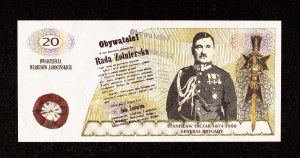 Poland since 1989, Jarocin, 20 Jarociński Wiarus, Stanisław Taczak, Greater Poland Uprising, 8.11.2010 - collector bill.