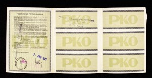 People's Republic of Poland, NBP, PKO, Deposit Savings Bond for 1000 zloty Poznań 1977.