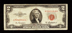 USA 2 Dollars 1953 A.
