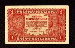 Poland, Second Republic (1919 - 1939), ONE MARKA POLSKA, 23.08.1919, I Serja CG.