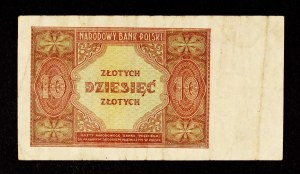 Poland, People's Republic of Poland (1944 - 1989), 10 ZŁOTCH 15.05.1946.