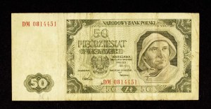 Poland, PRL (1944 - 1989), 50 ZŁOTYCH 1.07.1948, DM series.