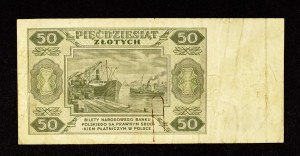 Poland, PRL (1944 - 1989), 50 ZŁOTYCH 1.07.1948, DM series.