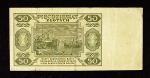 Poland, People's Republic of Poland (1944 - 1989), 50 ZŁOTYCH 1.07.1948, DC series.