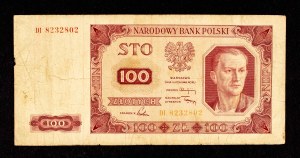 Poland, PRL (1944 - 1989), 100 ZŁOTYCH 1.07.1948, DI series.