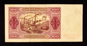 Poland, PRL (1944 - 1989), 100 ZŁOTYCH 1.07.1948, GW series.