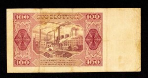 Poland, PRL (1944 - 1989), 100 ZŁOTYCH 1.07.1948, FT series.