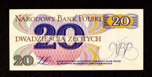 Poland, People's Republic of Poland (1944 - 1989), 20 ZŁOTYCH 1.06.1982, B series.