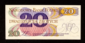 Poland, PRL (1944 - 1989), 20 ZŁOTYCH 1.06.1982, AB series.
