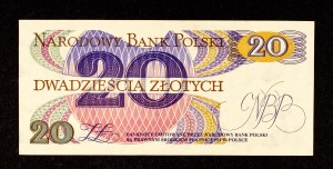 Poland, PRL (1944 - 1989), 20 ZŁOTYCH 1.06.1982, AP series.